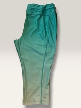🌺FULL BEAUTY SPORT TEAL CROP LEGGINGS